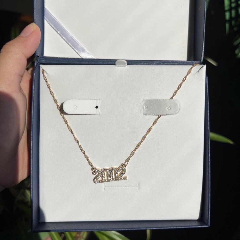 2002 Studded Gold Necklace